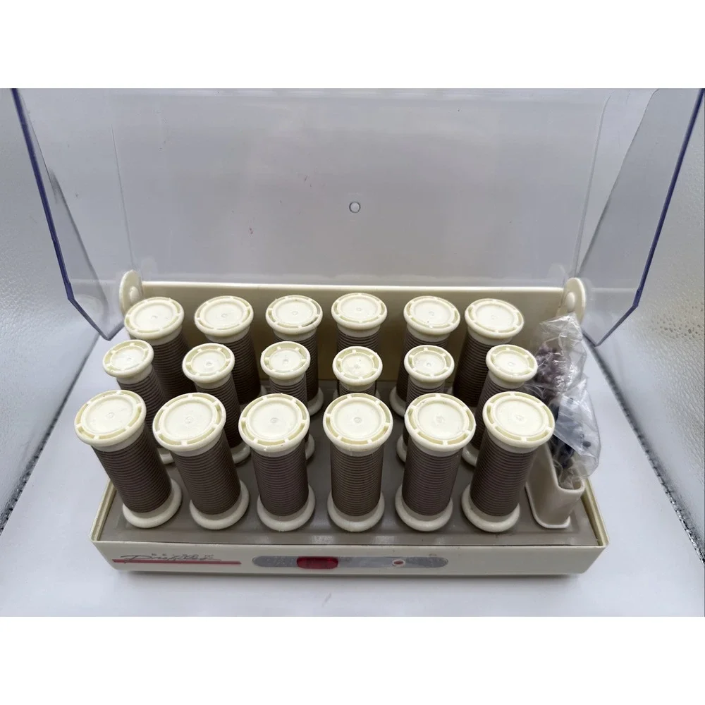 Vintage‎ Profiles Belson Hot Rollers Hairsetter 18 Pageant Curlers Med Small NOS